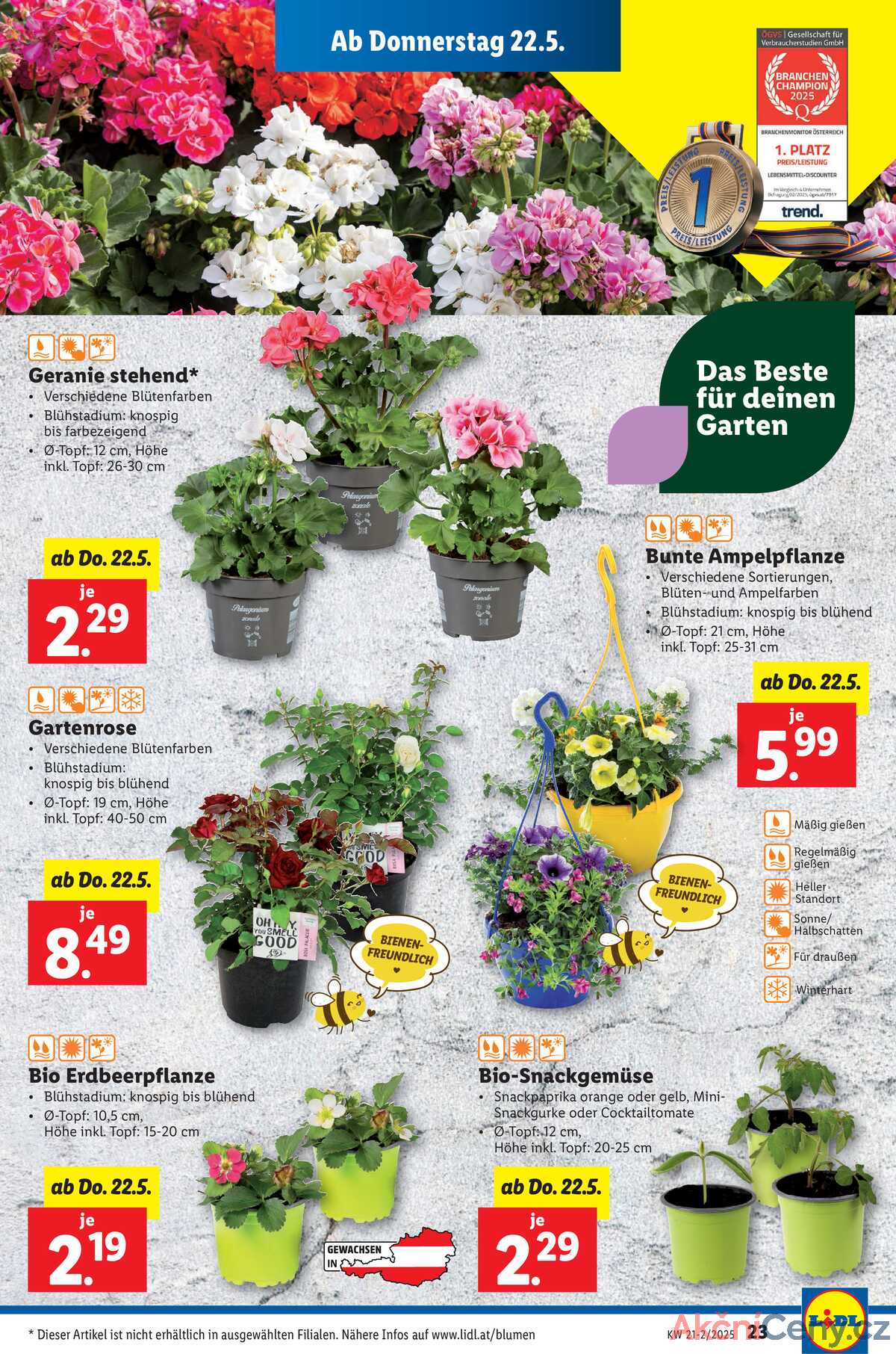 Leták Lidl Rakousko 22.5.-27.5.2025 strana 25