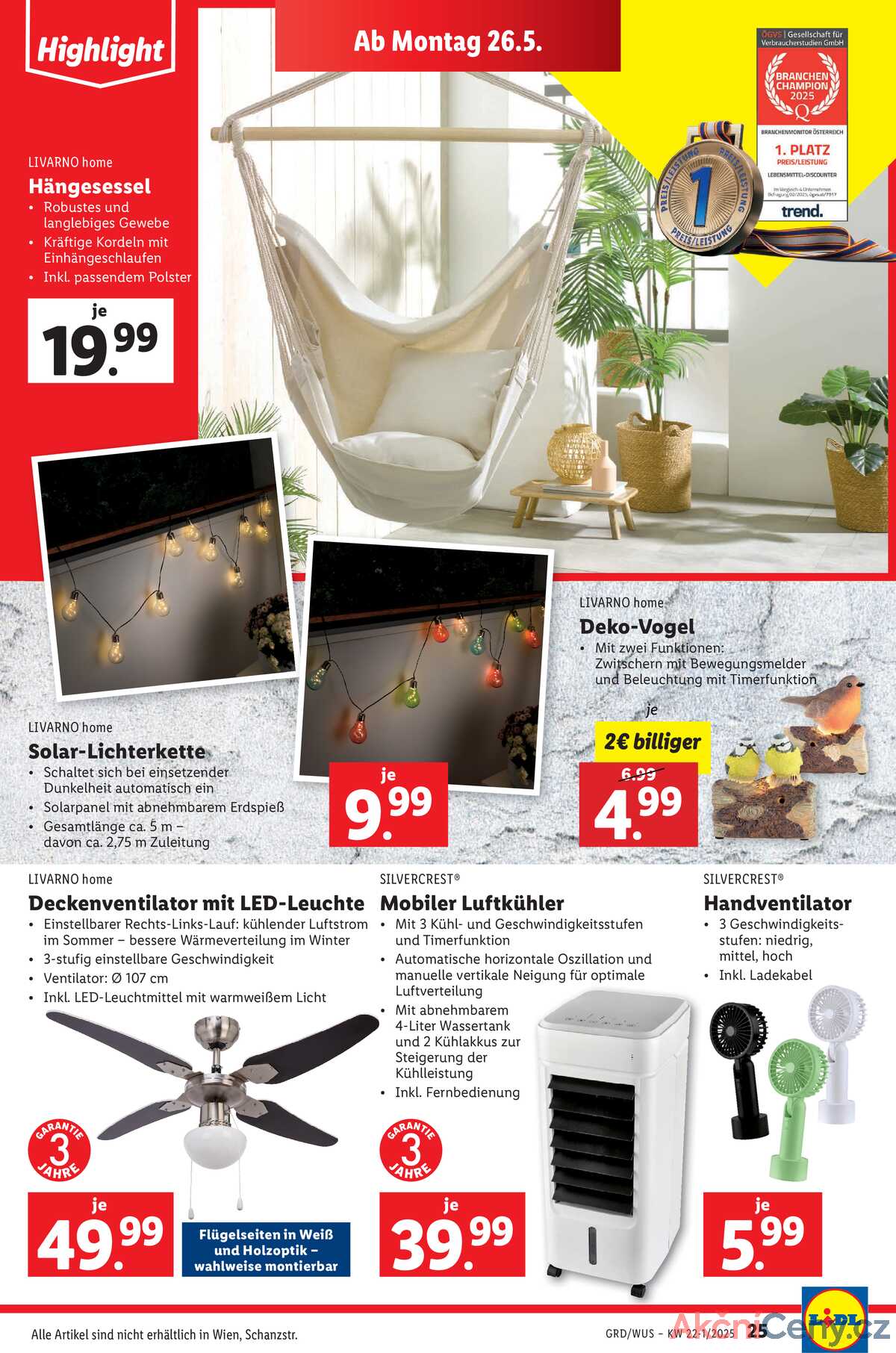 Leták Lidl Rakousko 22.5.-27.5.2025 strana 27
