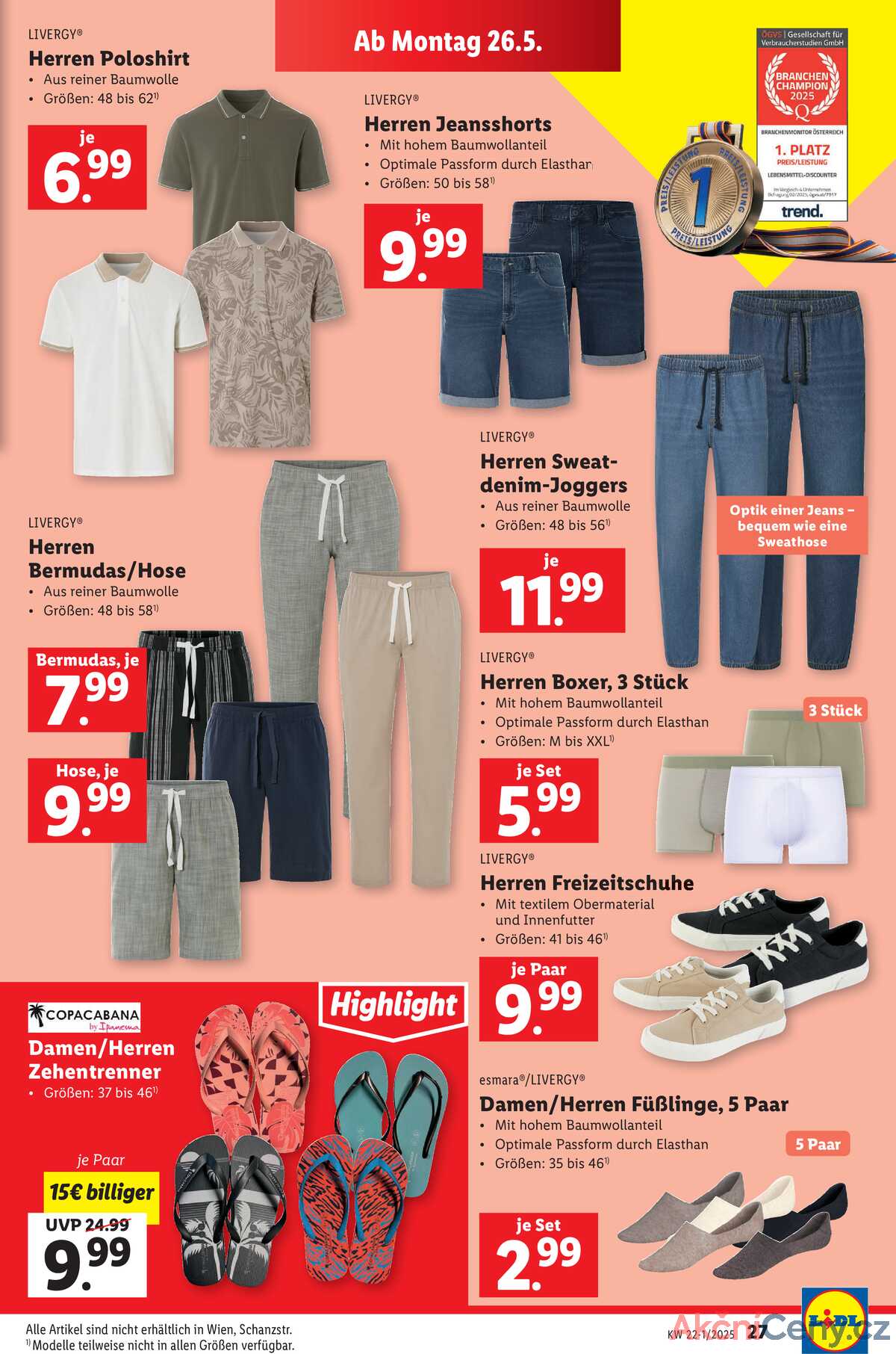 Leták Lidl Rakousko 22.5.-27.5.2025 strana 29