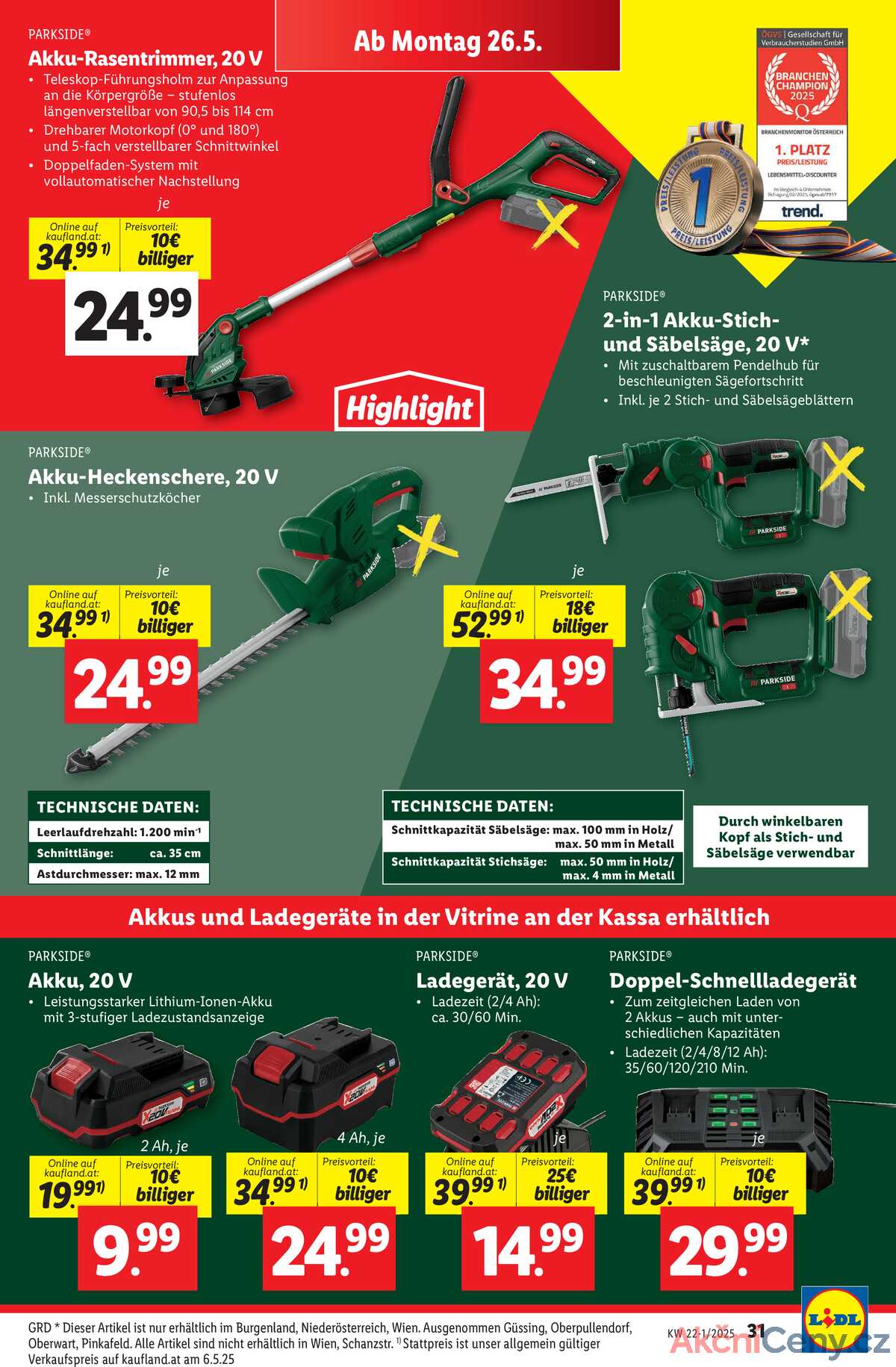 Leták Lidl Rakousko 22.5.-27.5.2025 strana 35