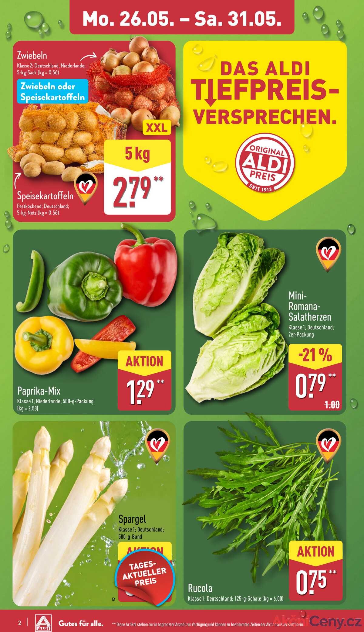 Leták ALDI Německo 26.5.-1.6.2025 strana 2