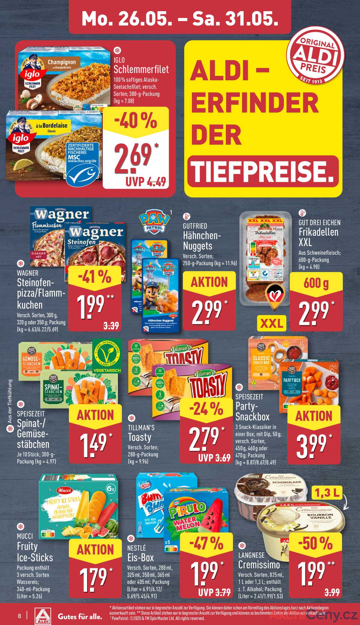 Leták ALDI Německo 26.5.-1.6.2025 strana 8