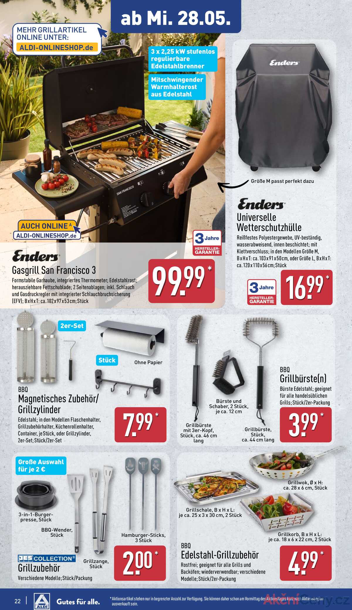 Leták ALDI Německo 26.5.-1.6.2025 strana 22