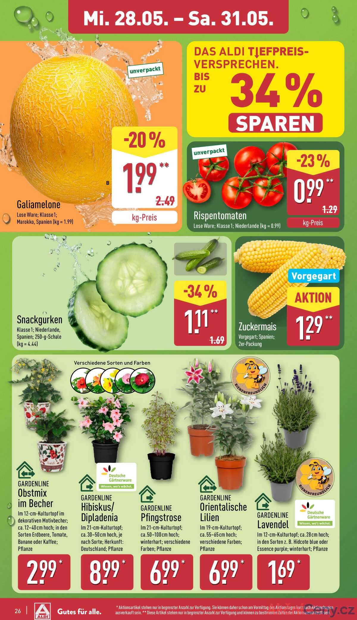 Leták ALDI Německo 26.5.-1.6.2025 strana 26