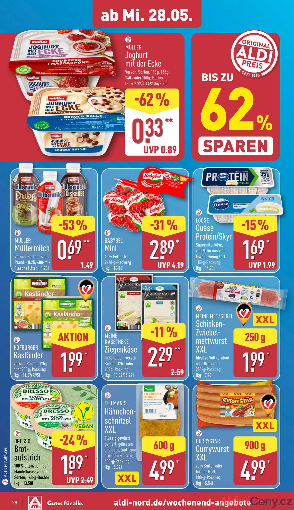 Leták ALDI Německo 26.5.-1.6.2025 strana 28