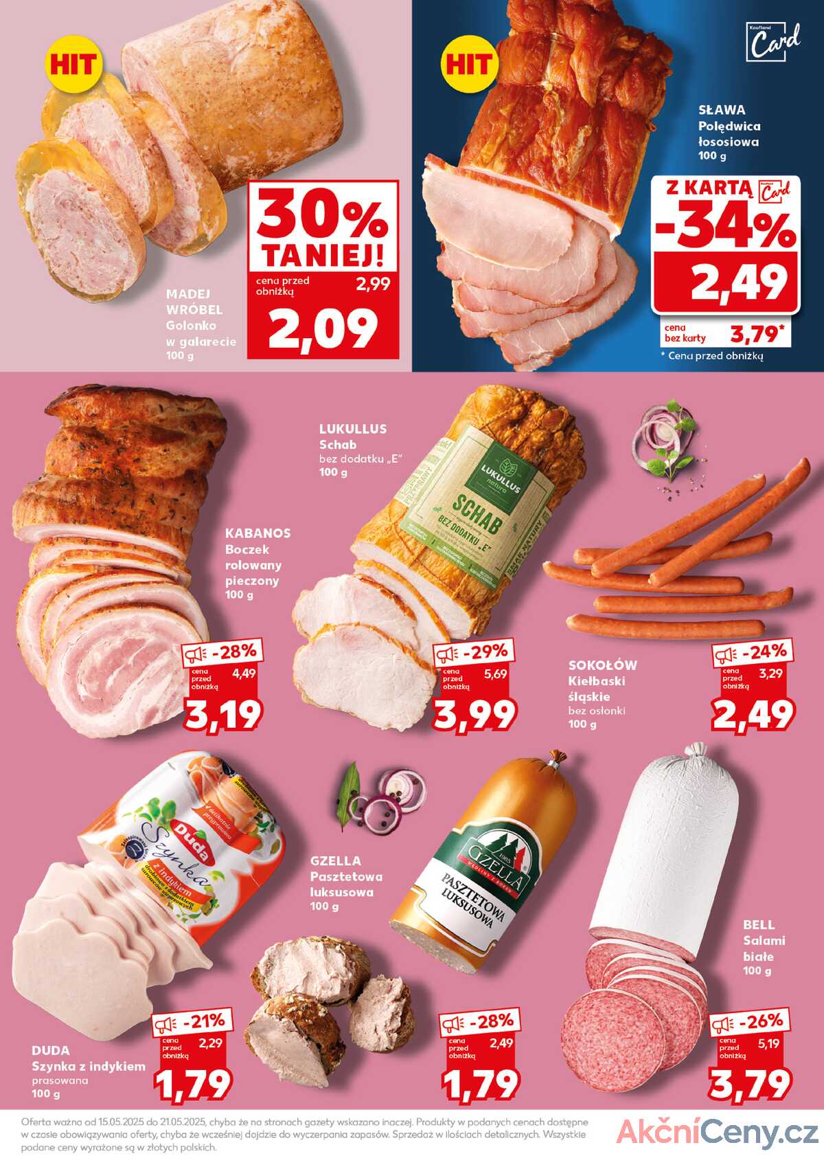 Leták Kaufland Polsko 19.5.-21.5.2025 - Silný start strana 15