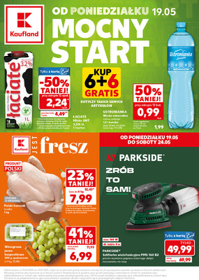 Leták Kaufland Polsko 19.5.-21.5.2025 - Silný start