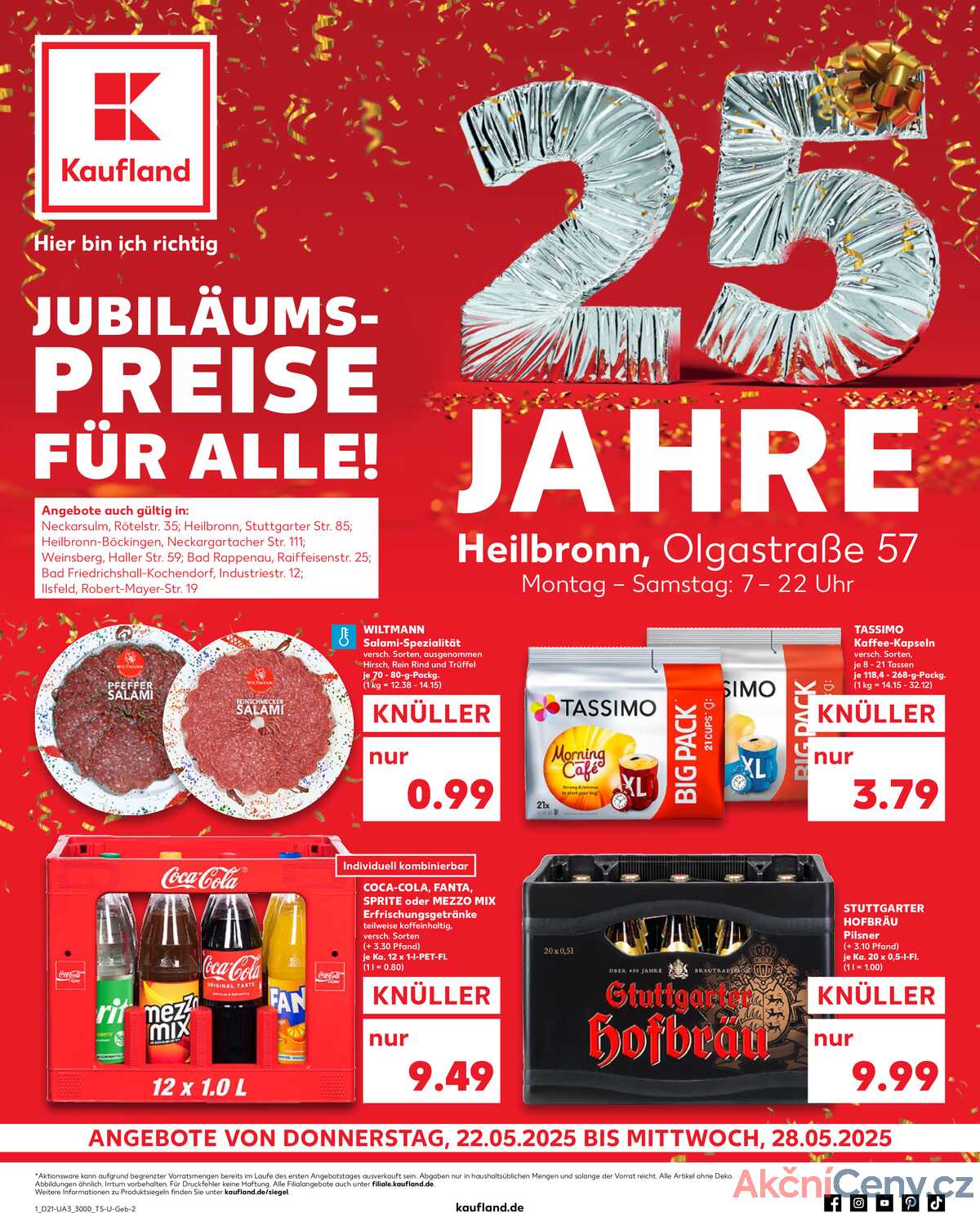 Leták Kaufland Německo 22.5.-28.5.2025 - Obálka strana 1