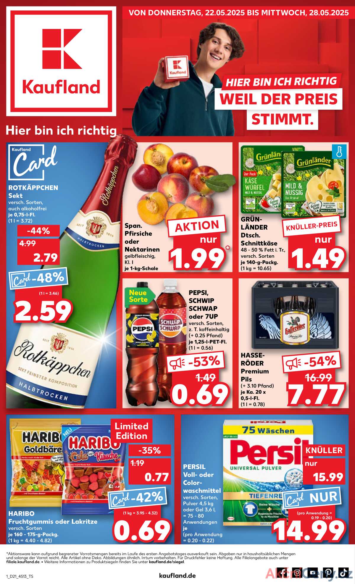 Leták Kaufland Německo 22.5.-28.5.2025 strana 1