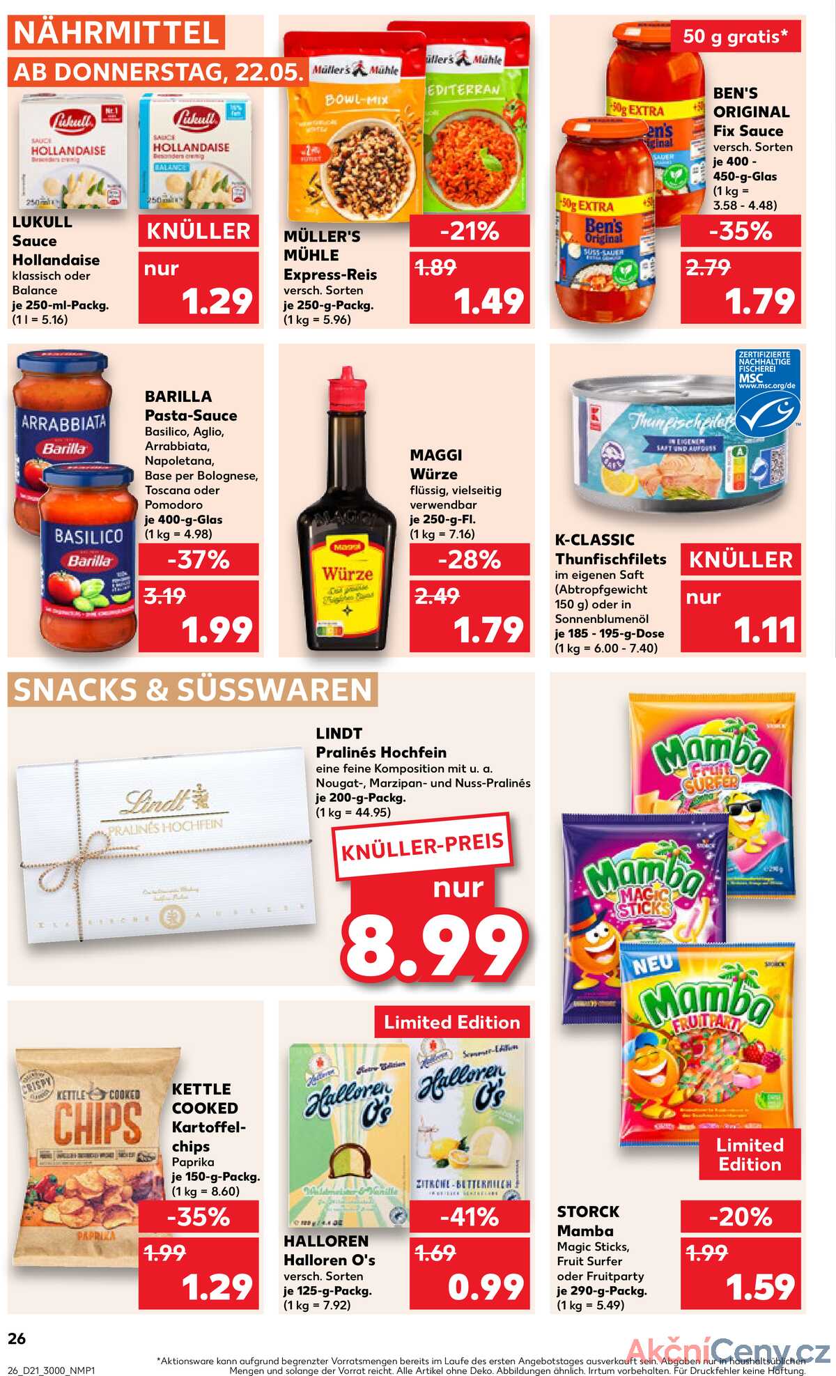Leták Kaufland Německo 22.5.-28.5.2025 strana 26
