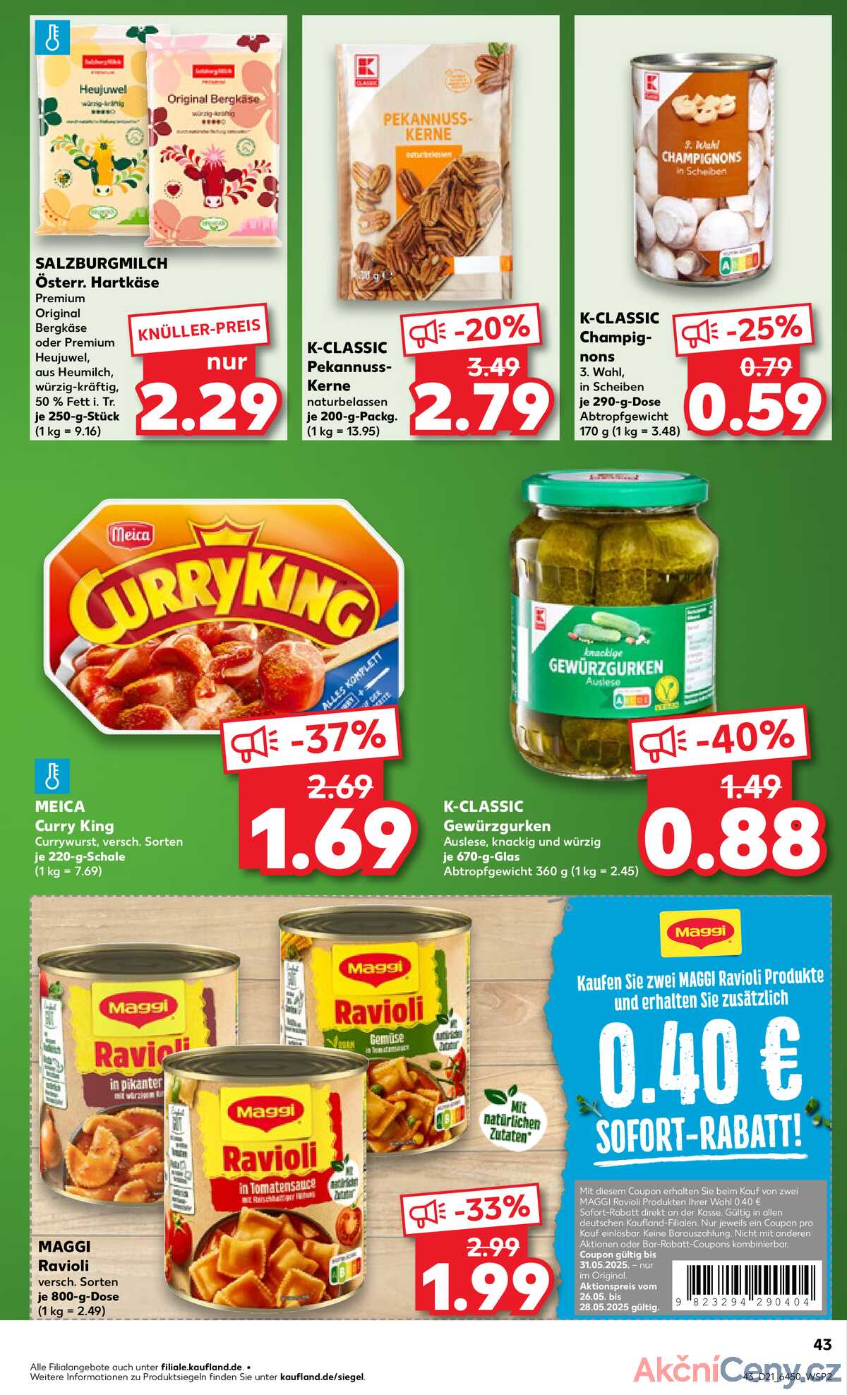 Leták Kaufland Německo 22.5.-28.5.2025 strana 43