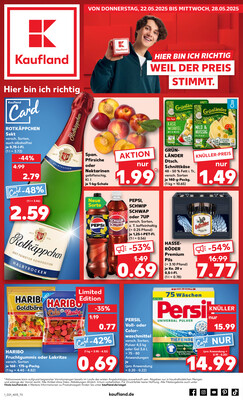 Leták Kaufland Německo 22.5.-28.5.2025