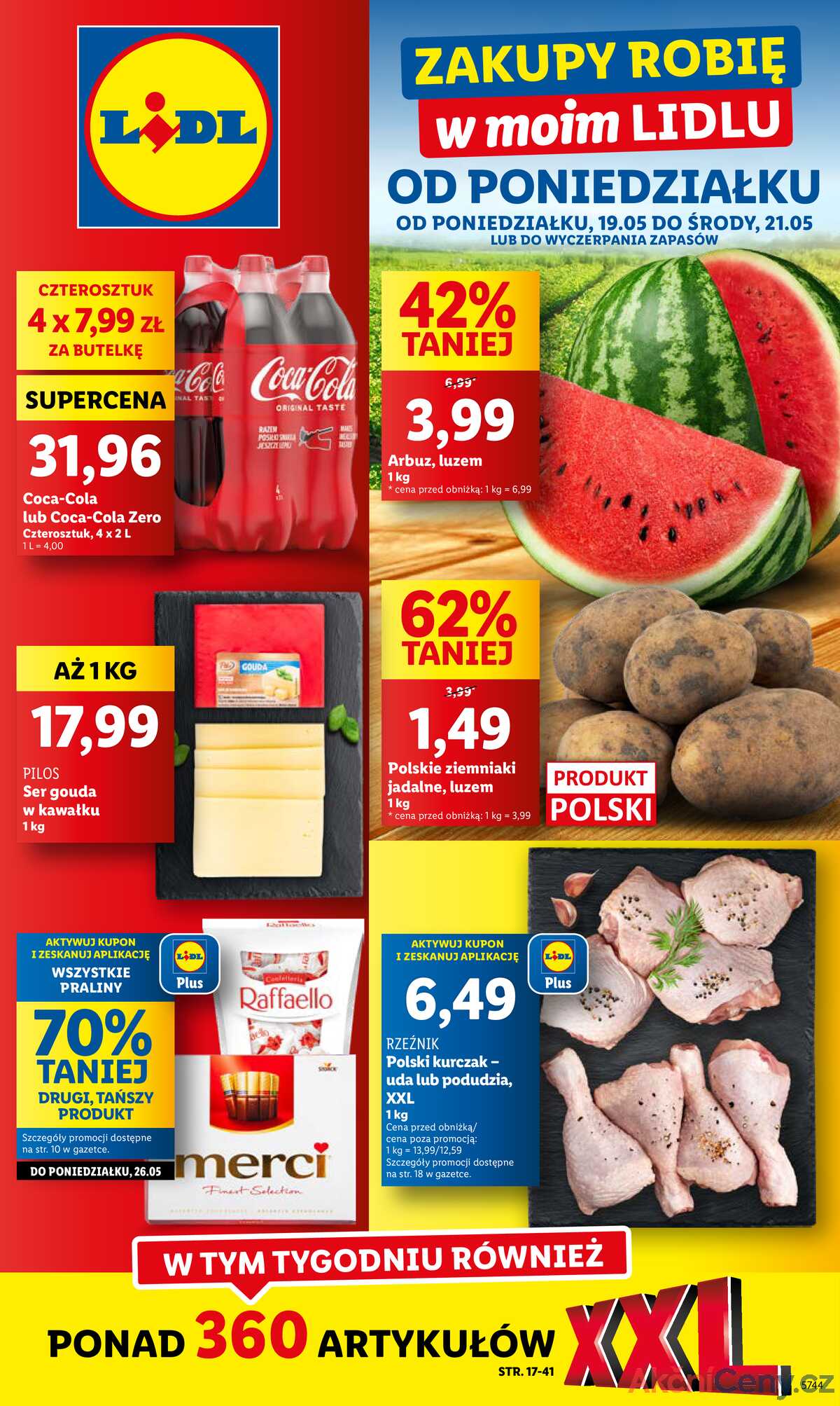 Leták Lidl Polsko 19.5.-21.5.2025 strana 1