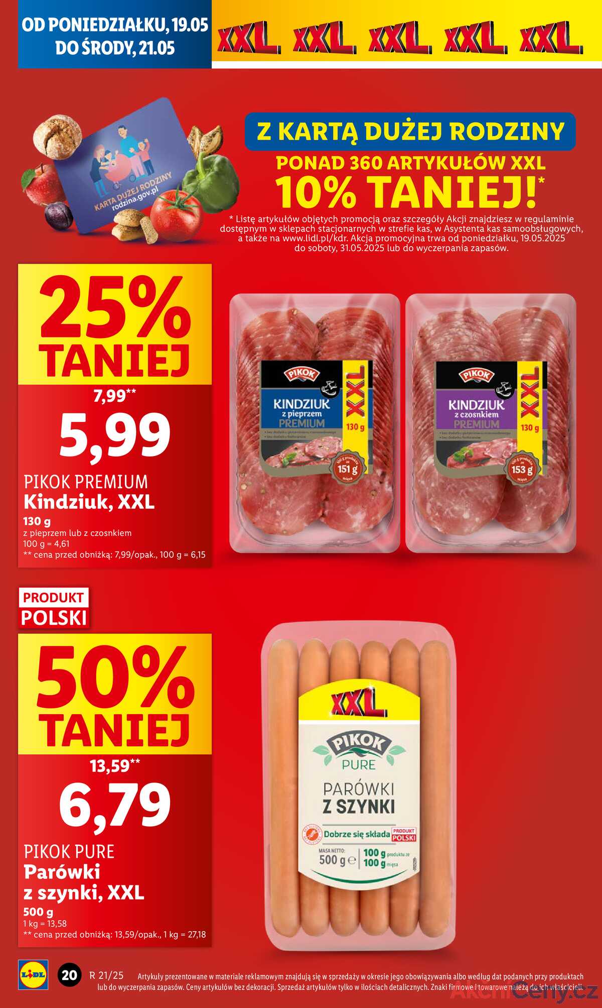 Leták Lidl Polsko 19.5.-21.5.2025 strana 24