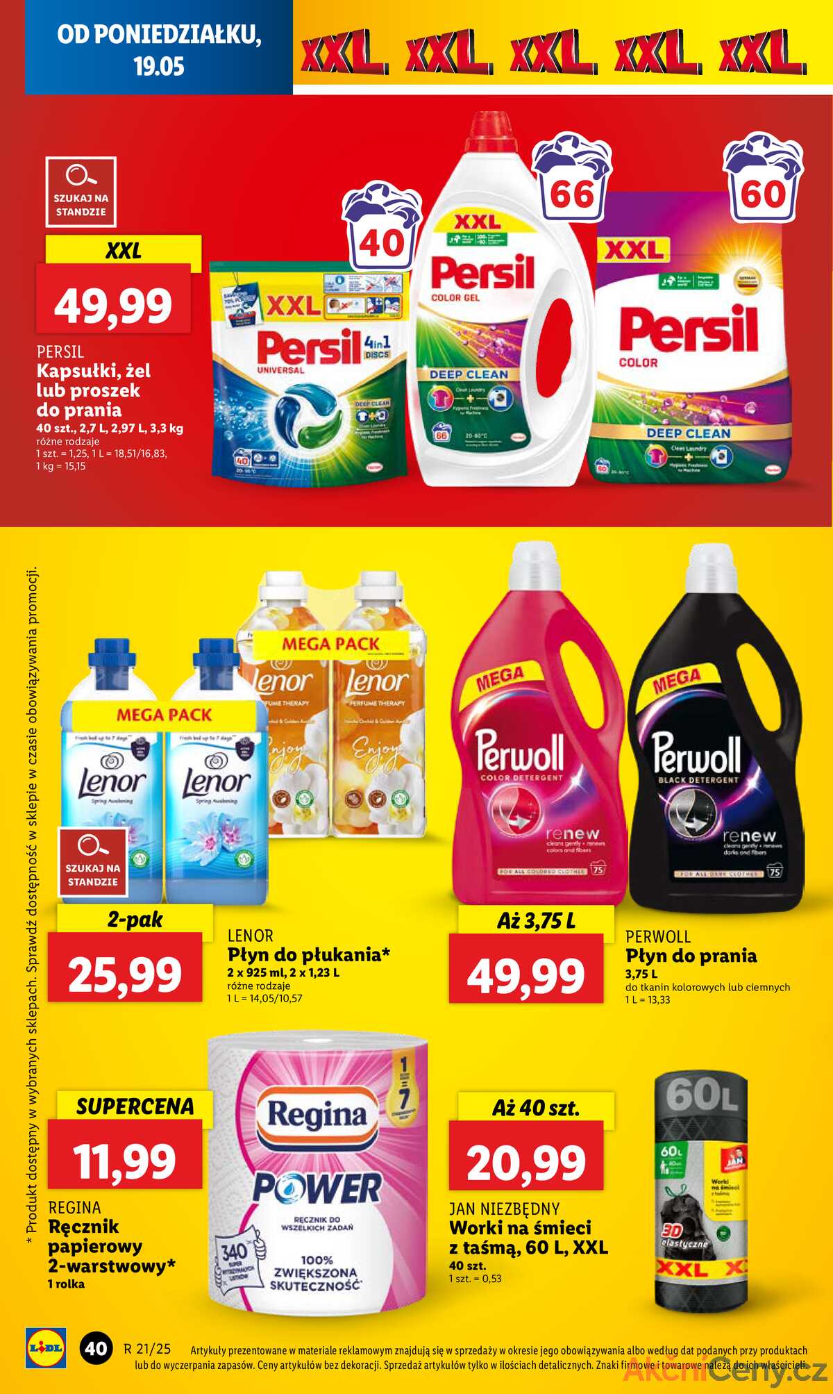Leták Lidl Polsko 19.5.-21.5.2025 strana 44