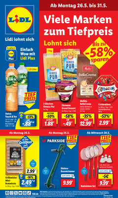 Leták Lidl Německo 26.5.-31.5.2025