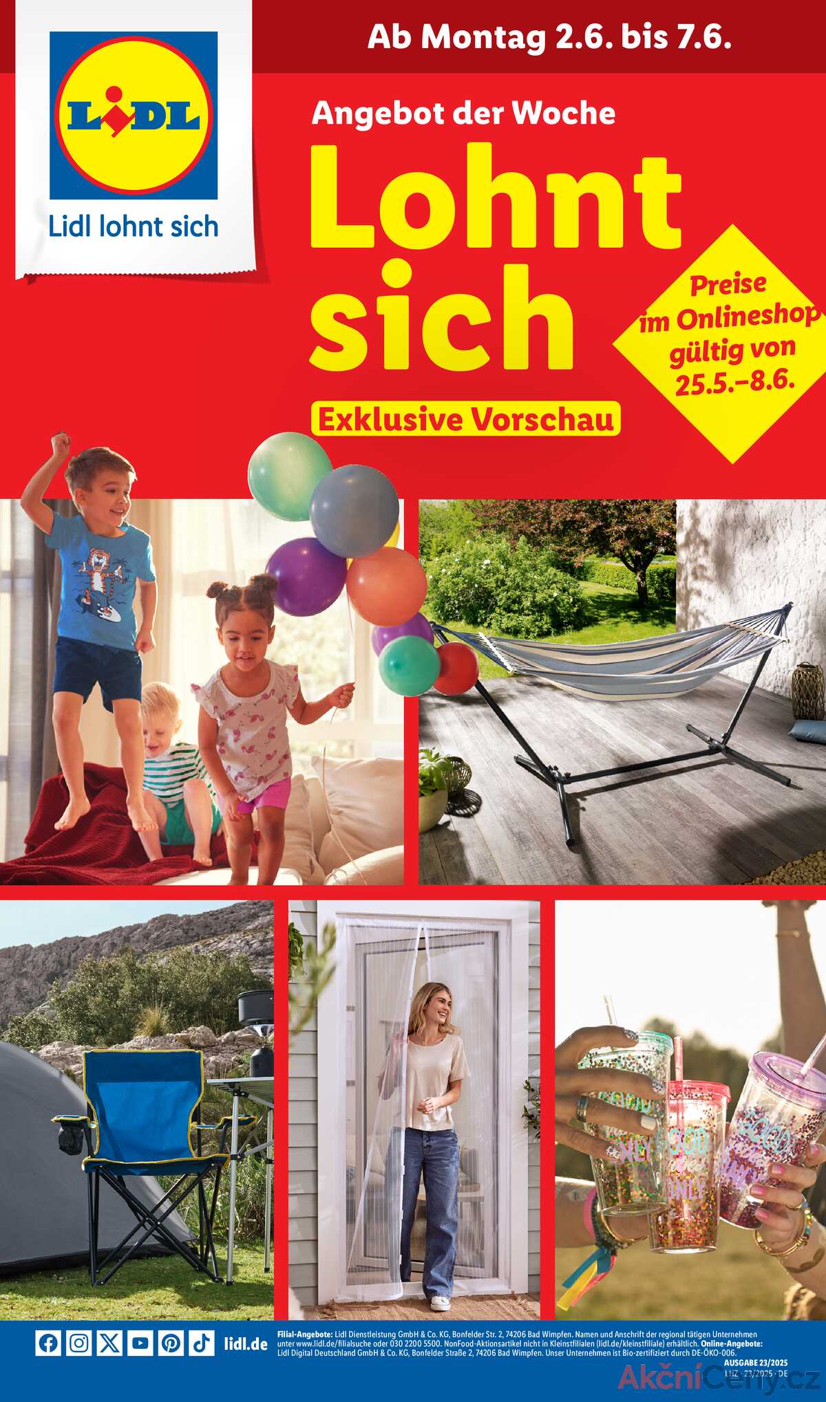 Leták Lidl Německo 2.6.-7.6.2025 strana 1