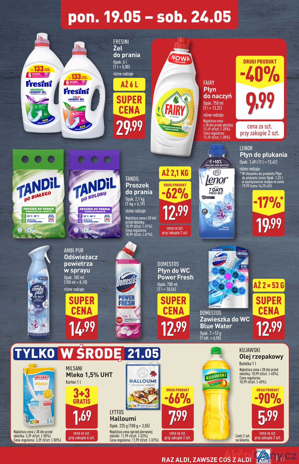 Leták Aldi Polsko 19.5.-24.5.2025 strana 17