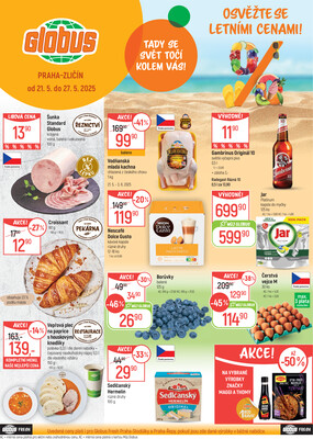 Akční leták Globus 21.5. - 27.5.2025 - Globus Praha - Zličín