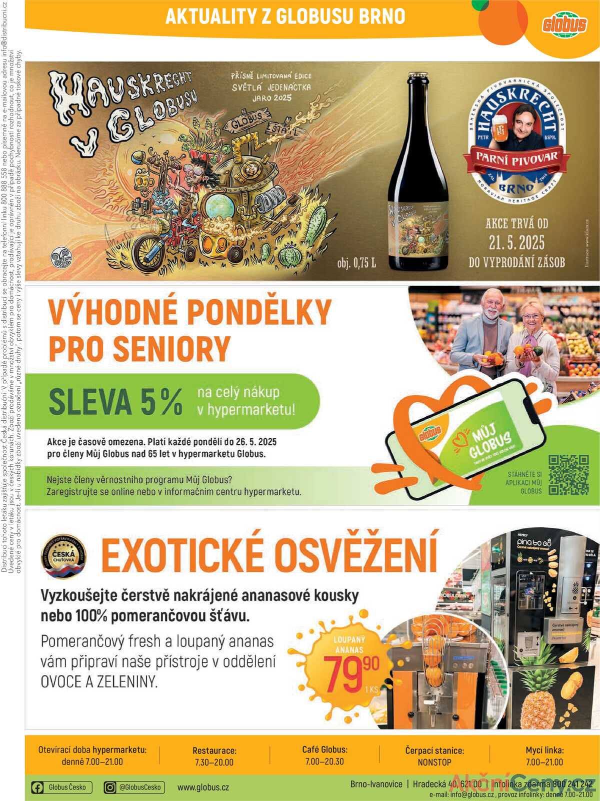 Akční leták Globus 21.5. - 27.5.2025 - Globus Brno Ivanovice strana 39