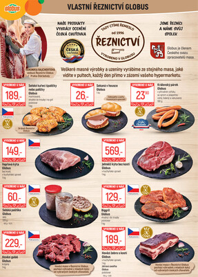Akční leták Globus 21.5. - 27.5.2025 - Globus Praha - Štěrboholy
