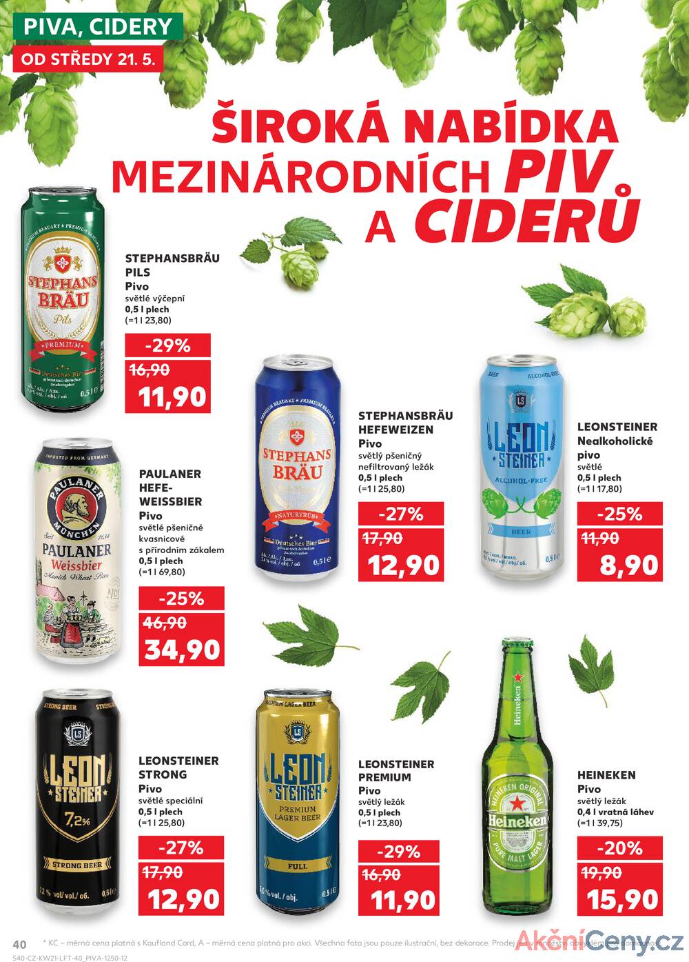 Leták Kaufland - Kaufland 21.5. - 27.5. - Kaufland - Louny - strana 40