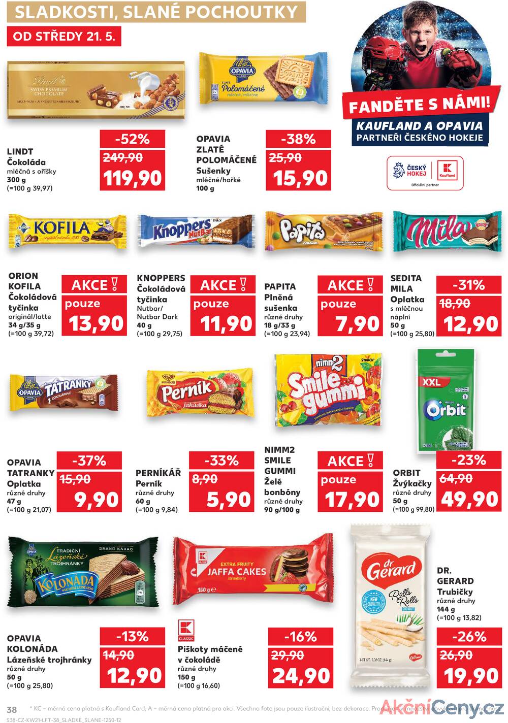 Leták Kaufland - Kaufland 21.5. - 27.5. - Kaufland - Třeboň - strana 38