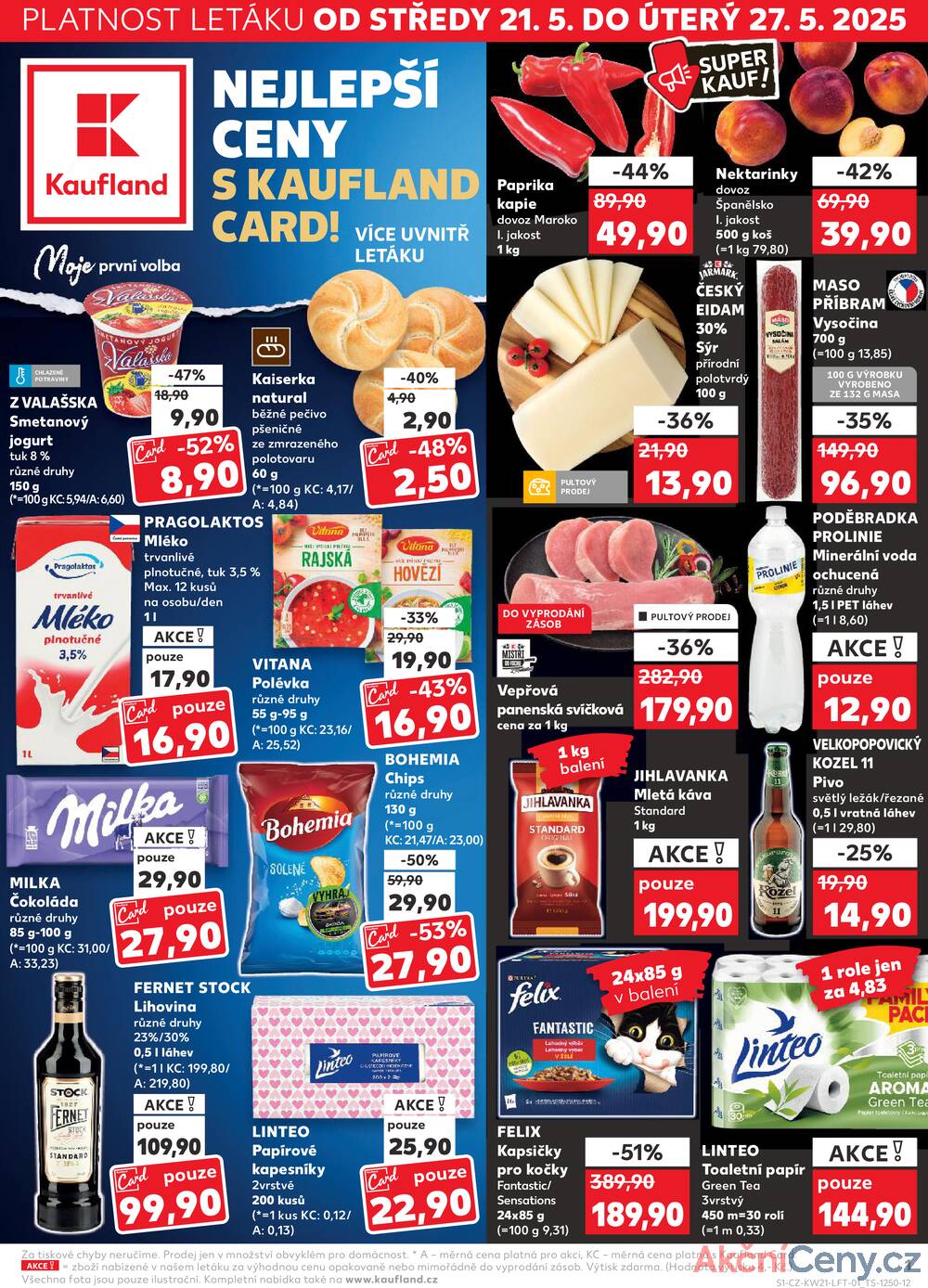 Leták Kaufland - Kaufland 21.5. - 27.5. - Kaufland - Trutnov - strana 1
