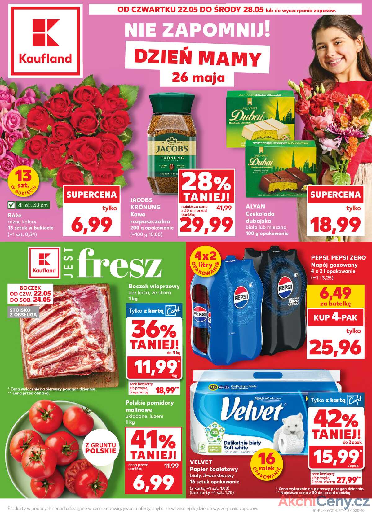 Leták Kaufland Polsko 22.5.-28.5.2025 - Noviny týdne strana 1