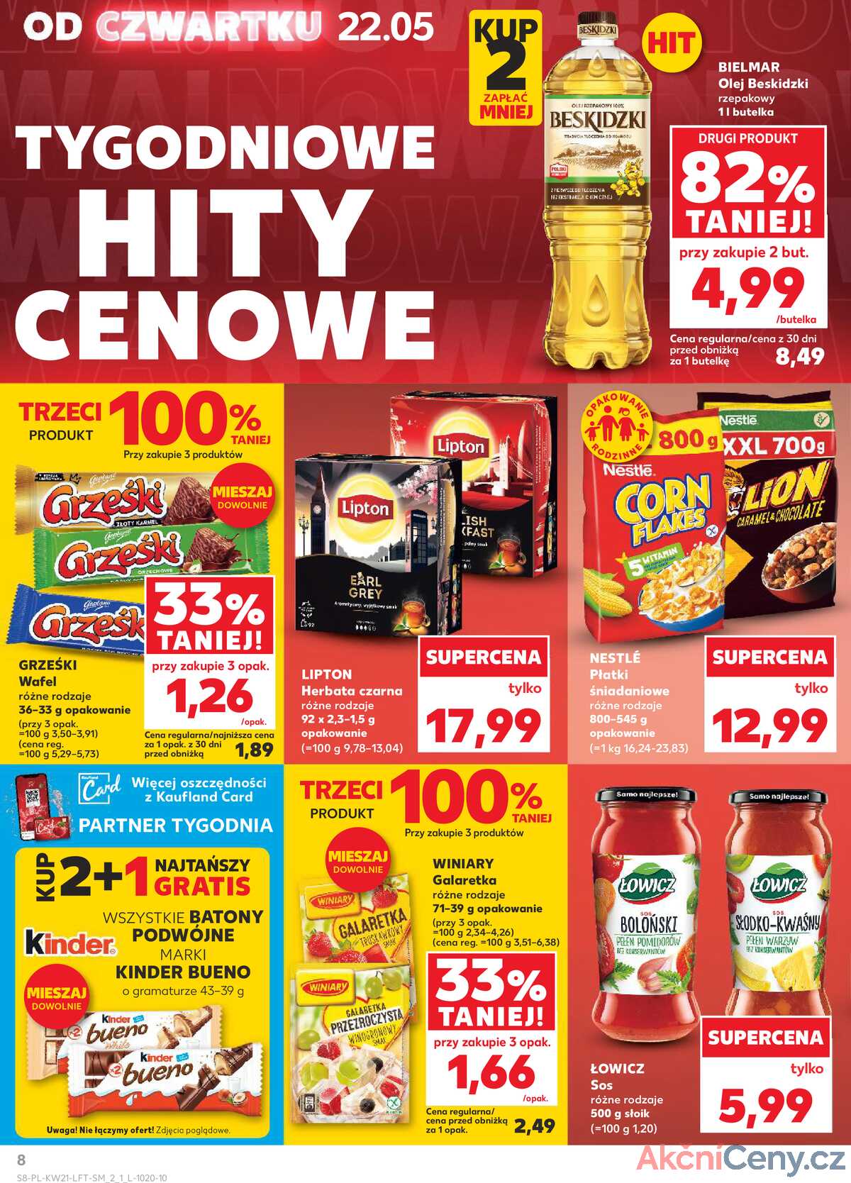 Leták Kaufland Polsko 22.5.-28.5.2025 - Noviny týdne strana 8