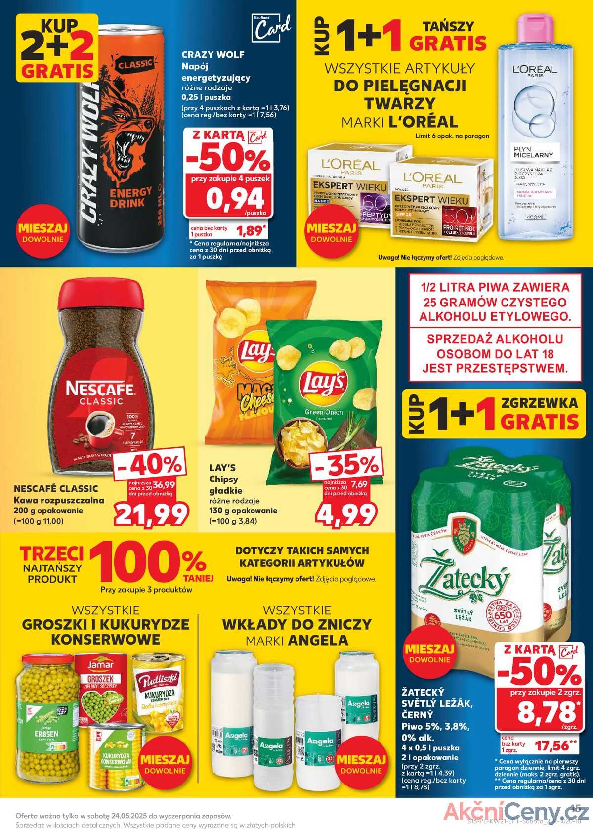 Leták Kaufland Polsko 22.5.-28.5.2025 - Noviny týdne strana 15