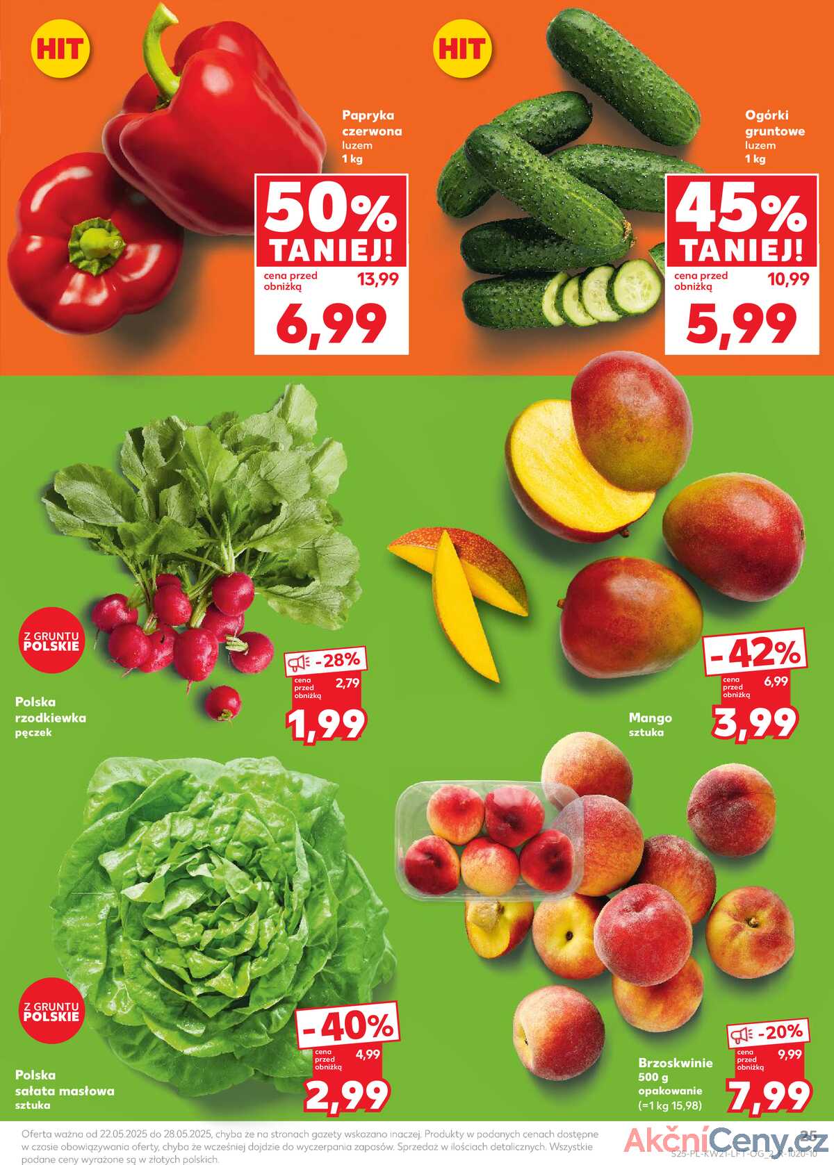 Leták Kaufland Polsko 22.5.-28.5.2025 - Noviny týdne strana 25