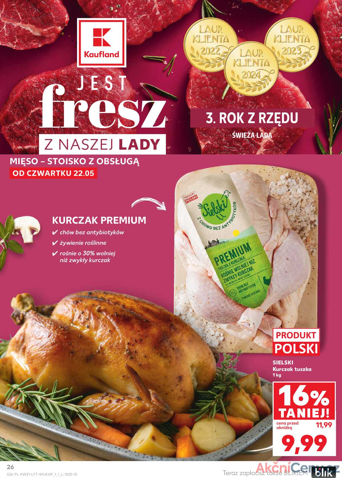 Leták Kaufland Polsko 22.5.-28.5.2025 - Noviny týdne strana 26