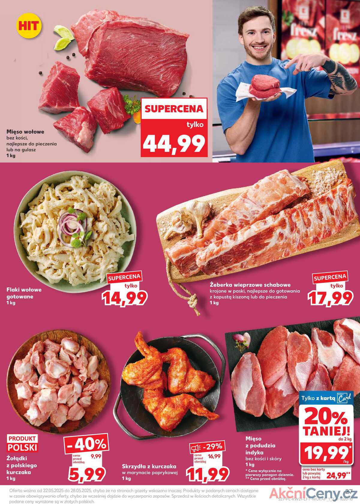 Leták Kaufland Polsko 22.5.-28.5.2025 - Noviny týdne strana 27