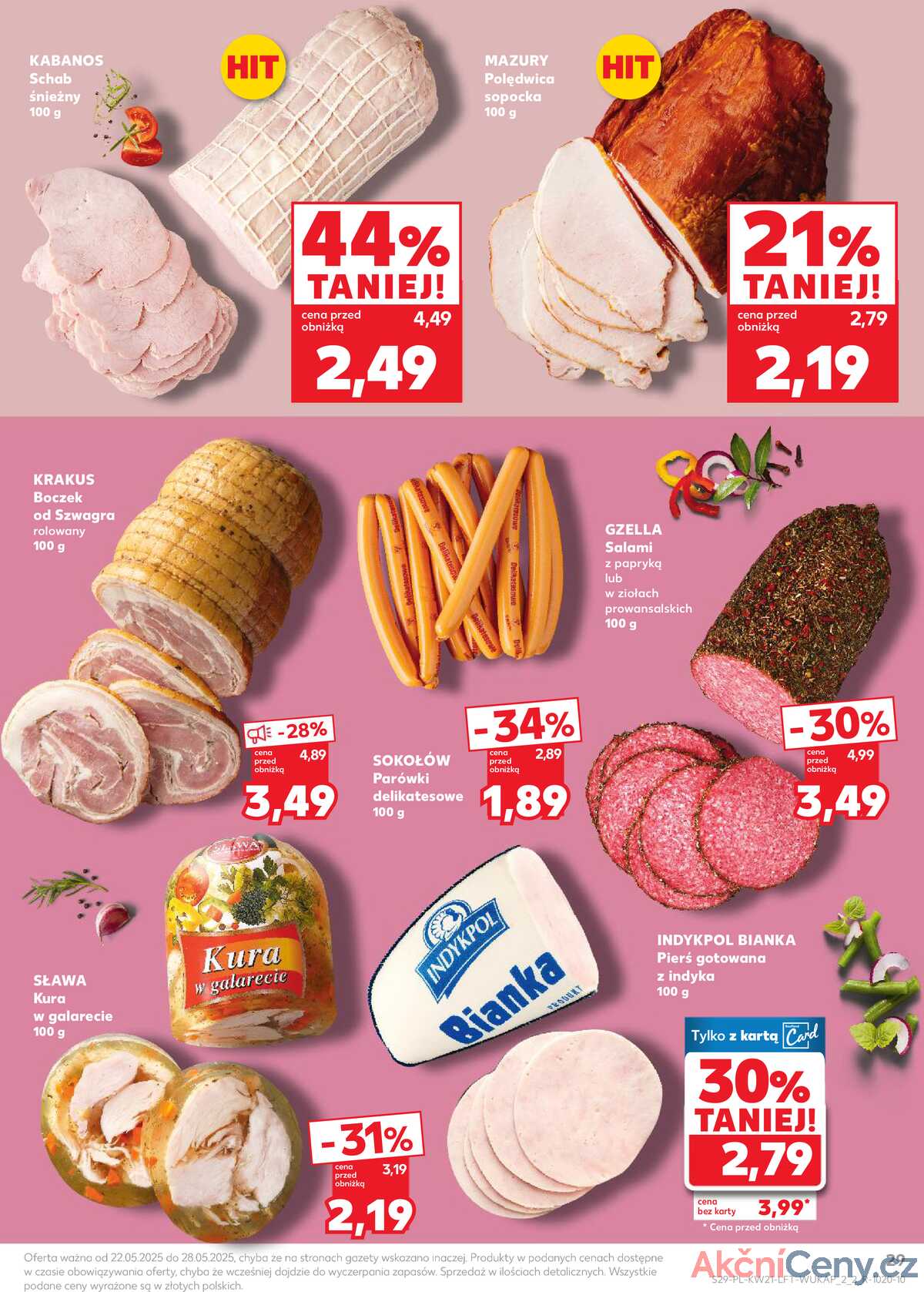 Leták Kaufland Polsko 22.5.-28.5.2025 - Noviny týdne strana 29