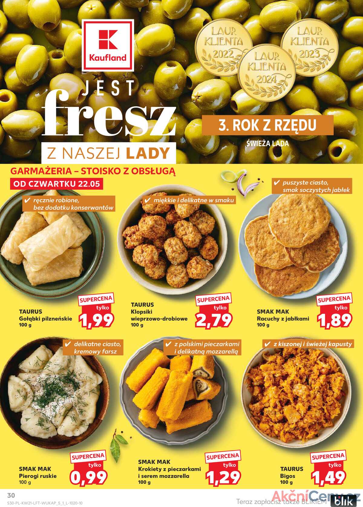 Leták Kaufland Polsko 22.5.-28.5.2025 - Noviny týdne strana 30