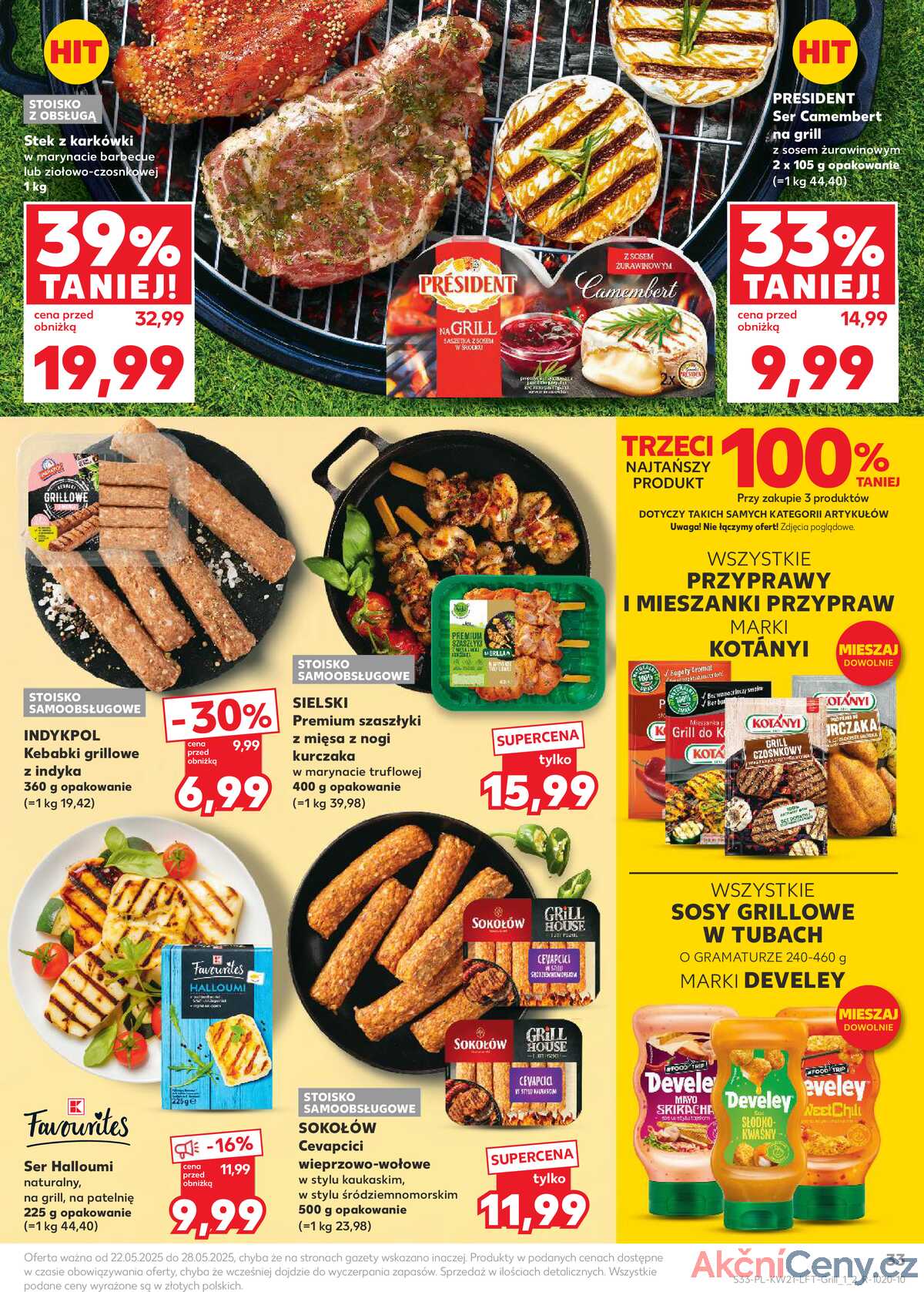 Leták Kaufland Polsko 22.5.-28.5.2025 - Noviny týdne strana 33