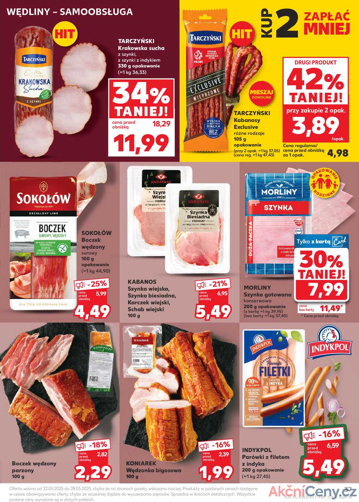 Leták Kaufland Polsko 22.5.-28.5.2025 - Noviny týdne strana 37