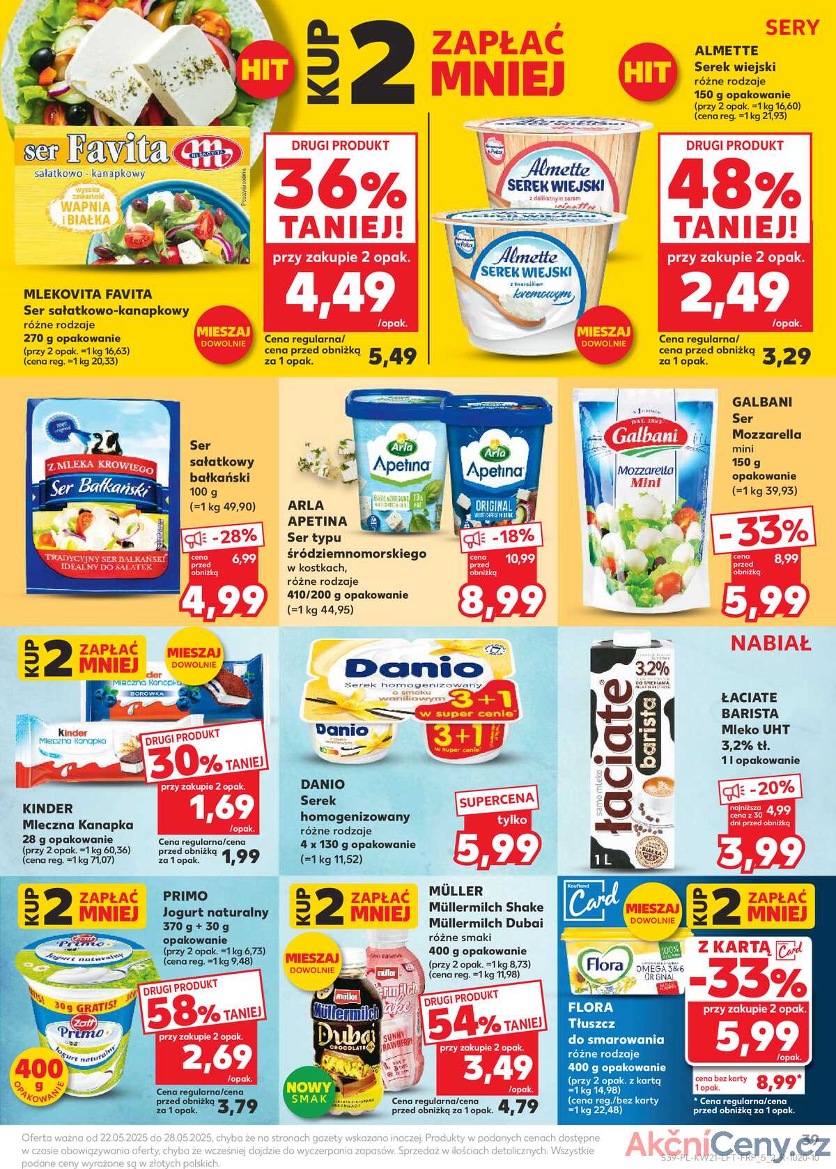 Leták Kaufland Polsko 22.5.-28.5.2025 - Noviny týdne strana 39