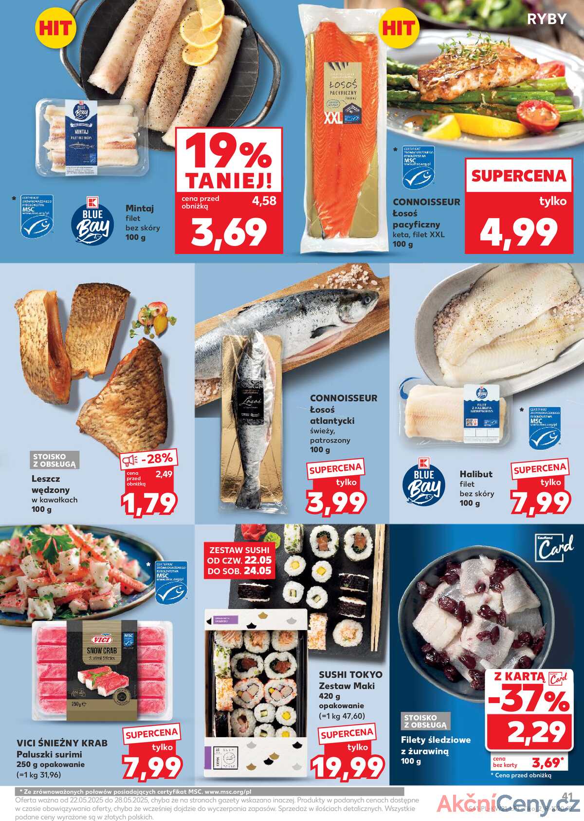 Leták Kaufland Polsko 22.5.-28.5.2025 - Noviny týdne strana 41