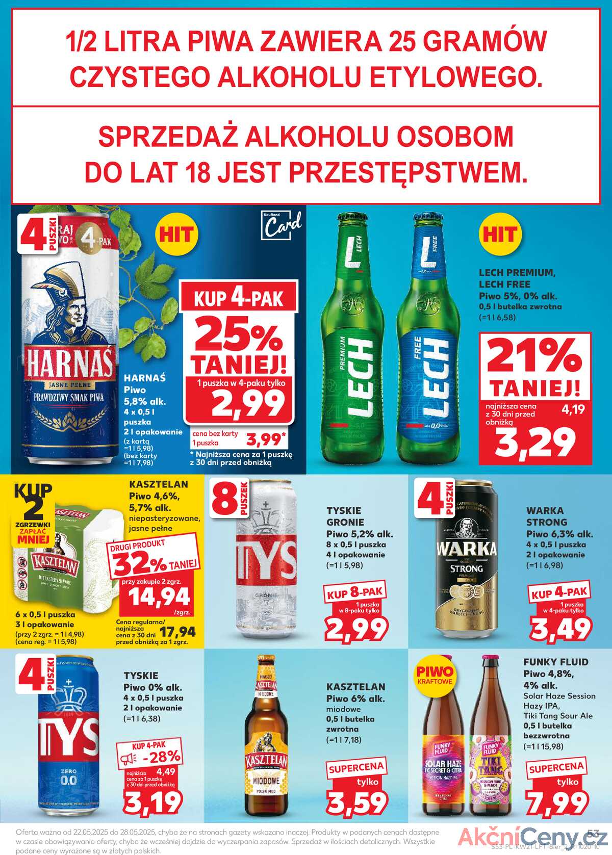 Leták Kaufland Polsko 22.5.-28.5.2025 - Noviny týdne strana 53