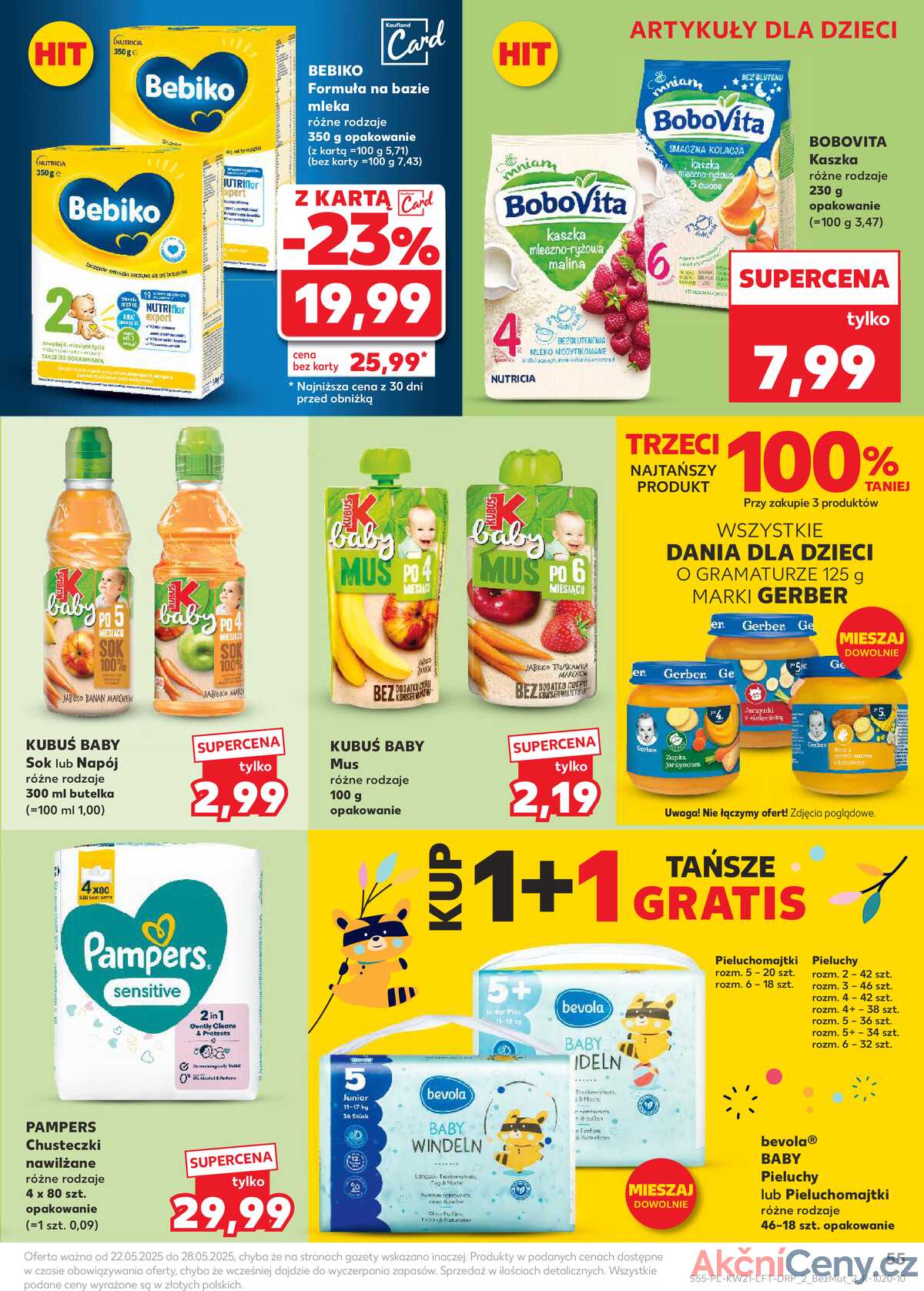 Leták Kaufland Polsko 22.5.-28.5.2025 - Noviny týdne strana 55