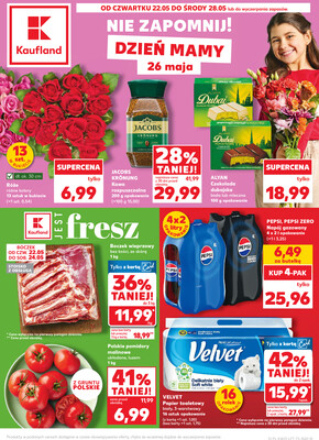 Leták Kaufland Polsko 22.5.-28.5.2025 - Noviny týdne