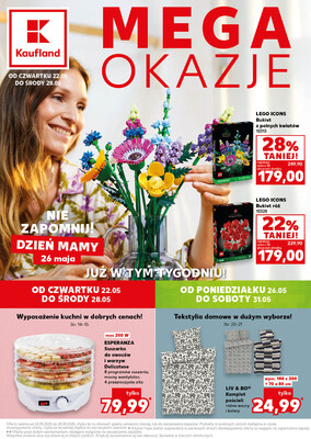 Leták Kaufland Polsko 22.5.-28.5.2025