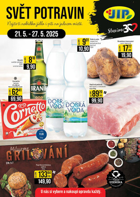 JIP Cash &amp;amp; Carry Jilemnice, Pardubice, Ostrava, Karlovy Vary, Olomouc a Zlín od 21.5. do 27.5.2025