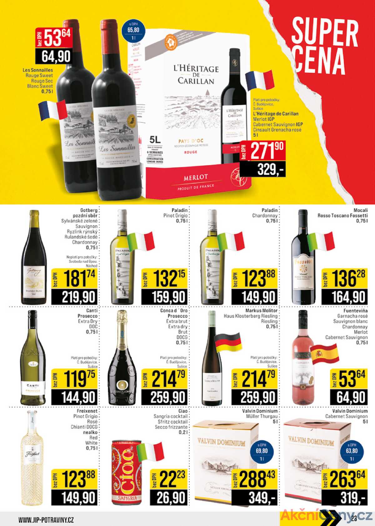 JIP Cash & Carry České Budějovice, Most, Náchod, Polička, Sušice a Svoboda nad Úpou od 21.5. do 27.5.2025 strana 23