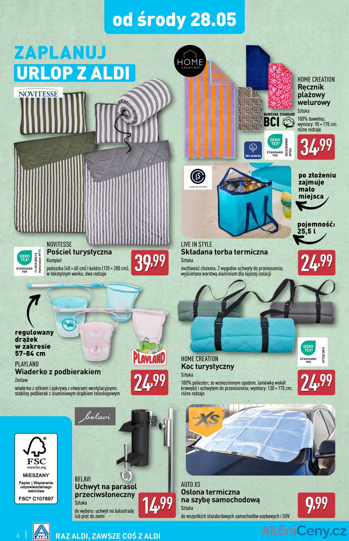 Leták Aldi Polsko 28.5.-3.6.2025 - Průmyslové výrobky a textil strana 6