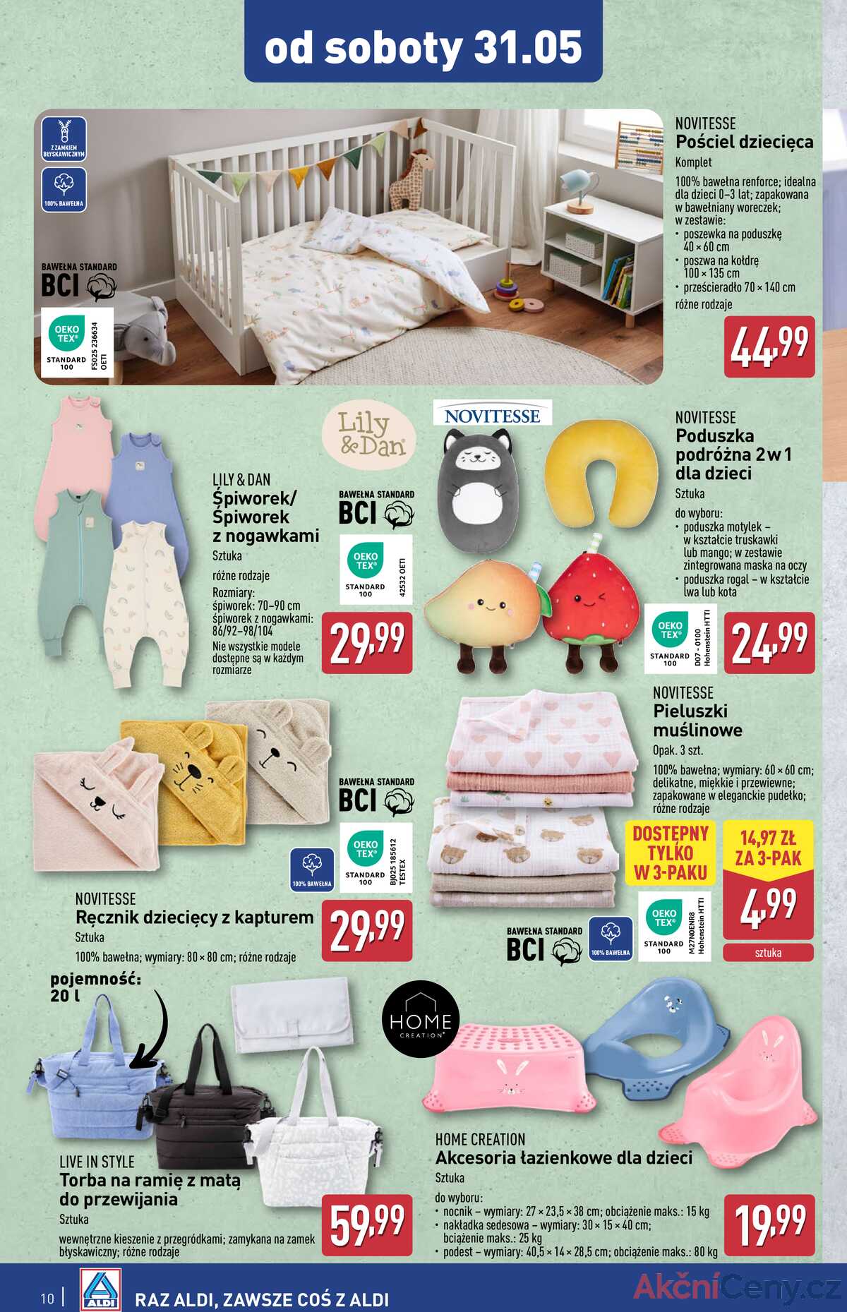 Leták Aldi Polsko 28.5.-3.6.2025 - Průmyslové výrobky a textil strana 10