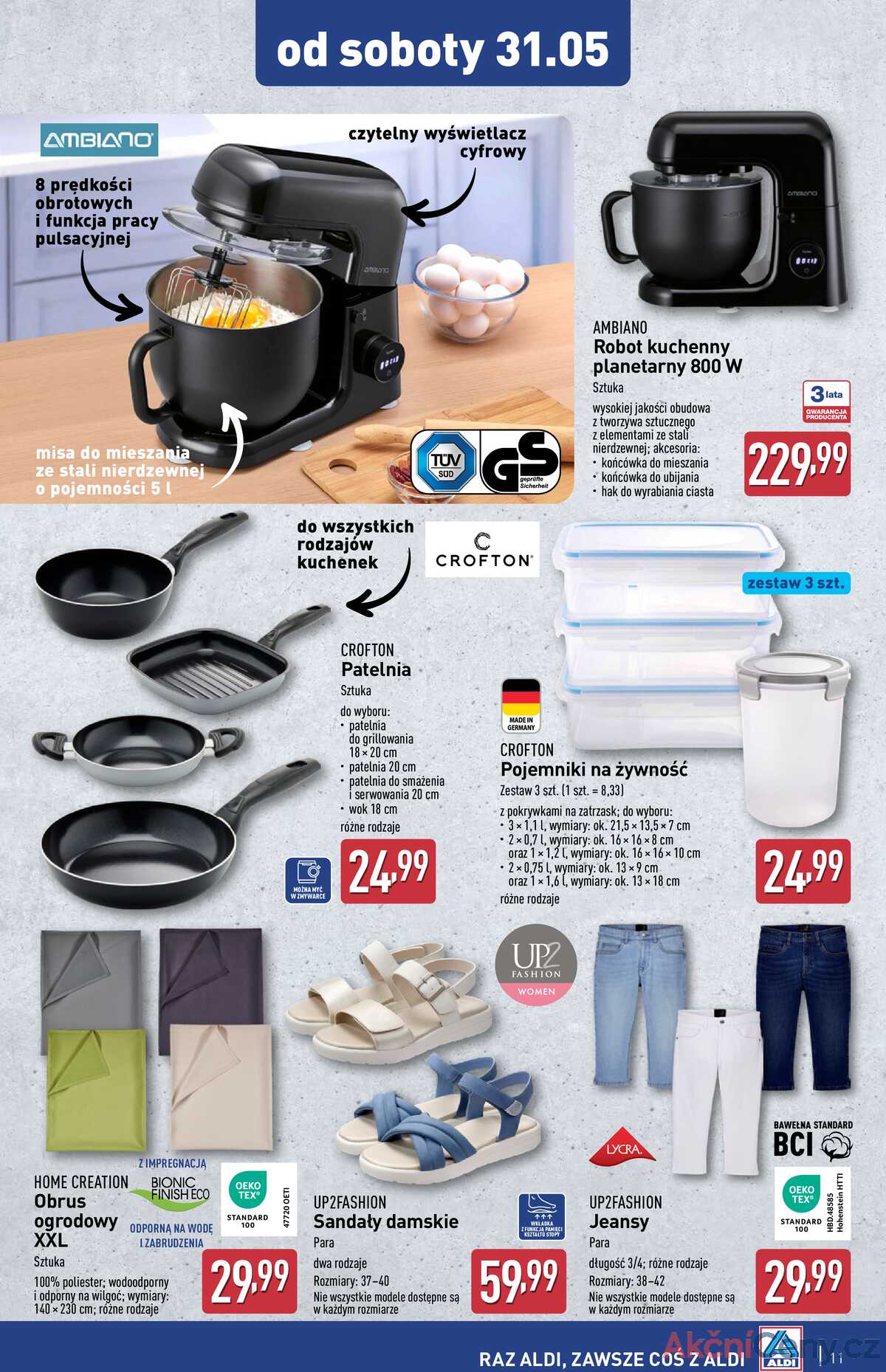Leták Aldi Polsko 28.5.-3.6.2025 - Průmyslové výrobky a textil strana 11