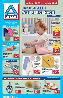 Leták Aldi Polsko 28.5.-3.6.2025 - Průmyslové výrobky a textil